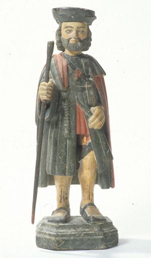 Statuette : Saint Roch de Montpellier.