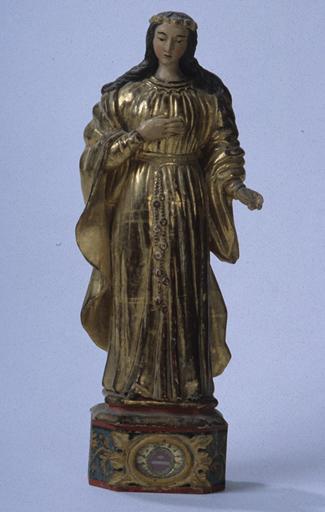 Statuette-reliquaire : Sainte Philomène.