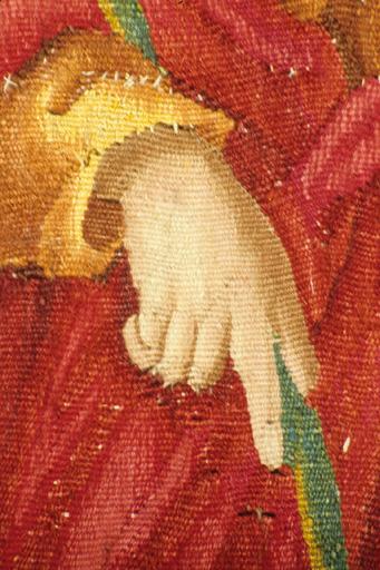 Tableau de tapisserie 1. Main droite de saint Joseph.