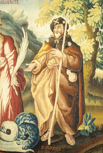 Tableau de tapisserie 1. Saint Jacques le Majeur. Vue d'ensemble.