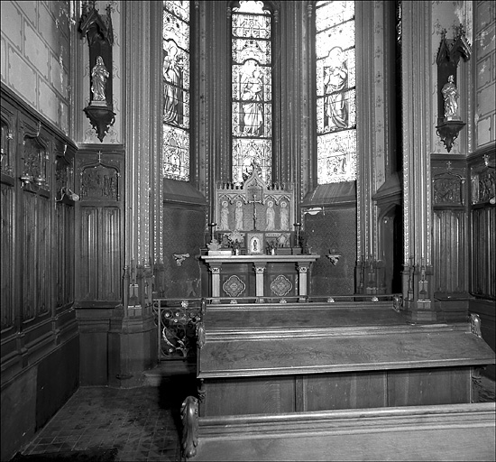 La chapelle. Vue prise vers le choeur.