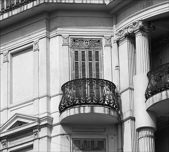 Immeuble du 12, boulevard Carnot. 4e niveau. Balcon.
