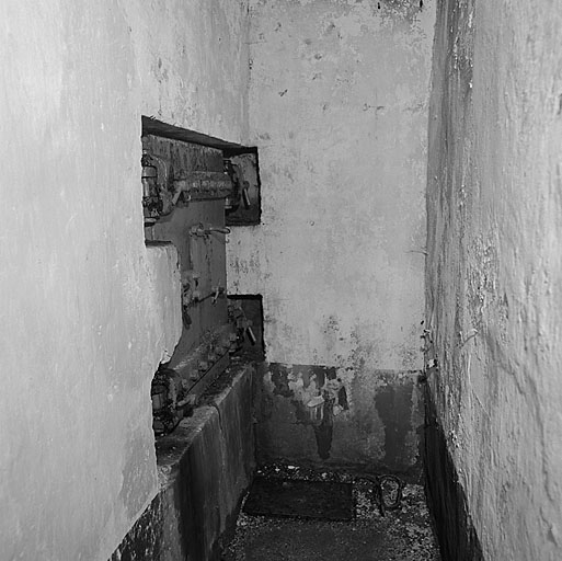 Ouvrage des Aittes. Bloc 4. Poterne d'issue de secours, avec porte blindée type 11.