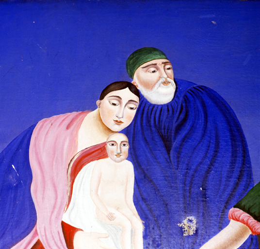 Détail : la Sainte Famille.