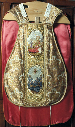 La chasuble, face.