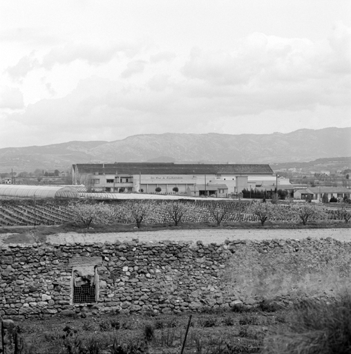 Vue d'ensemble prise du sud.