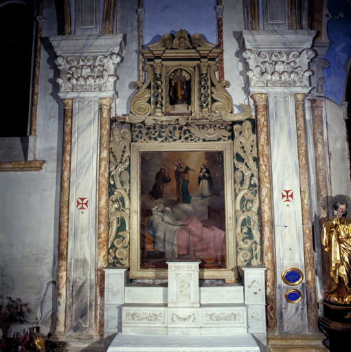 Retable (4), retable de l'autel de saint Joseph