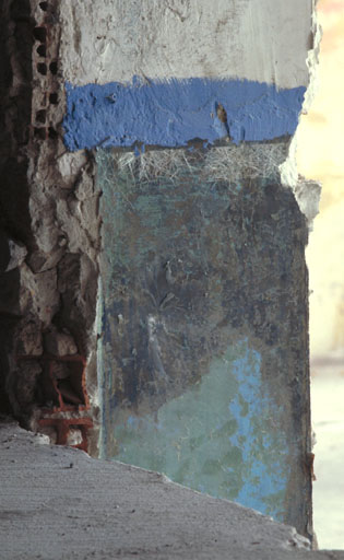 Etage. Détail de matériaux.