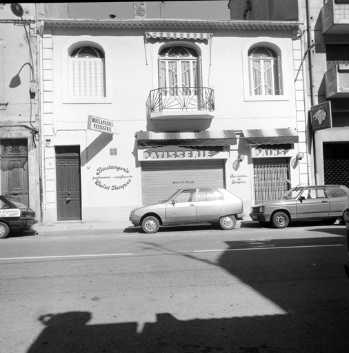 Cours Sadi Carnot. Section CK, parcelle 782. Elévation antérieure ouest.