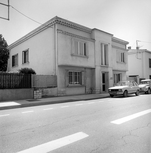 Avenue René Coty. Section BY, parcelle 181. Vue de volume prise depuis le nord.