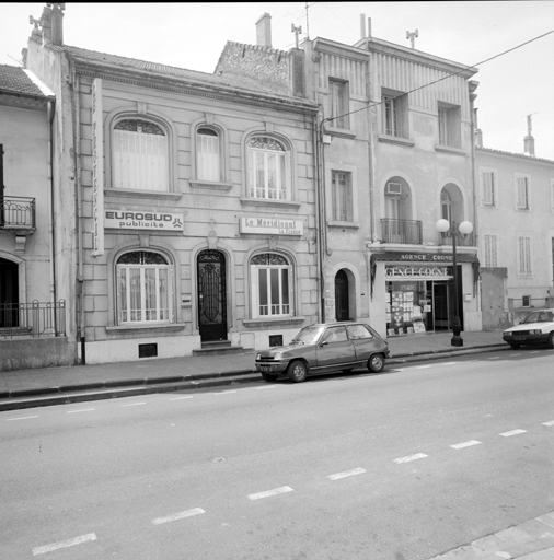 Cours Bournissac. Section CK, parcelles 347-348. Elévations antérieures nord.