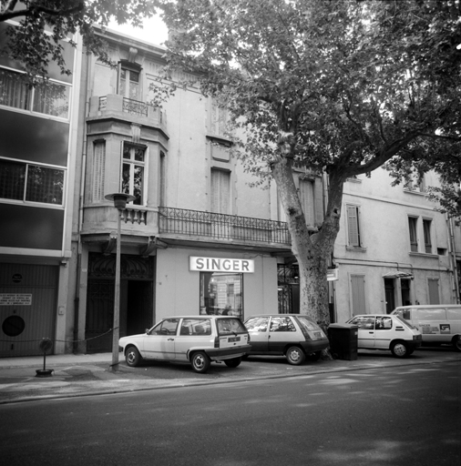 Avenue du Maréchal Joffre. Section CL, parcelles 64-65. Elévations antérieures nord.