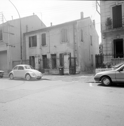 Boulevard Crillon. Section CK, parcelle 474. Elévation antérieure nord.
