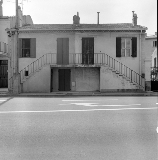 Routes de Courses. Section CE, parcelles 6 et 10. Elévation antérieure est.