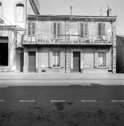 Avenue de Verdun. Section CE, parcelle 425. Elévation antérieure sud-est.