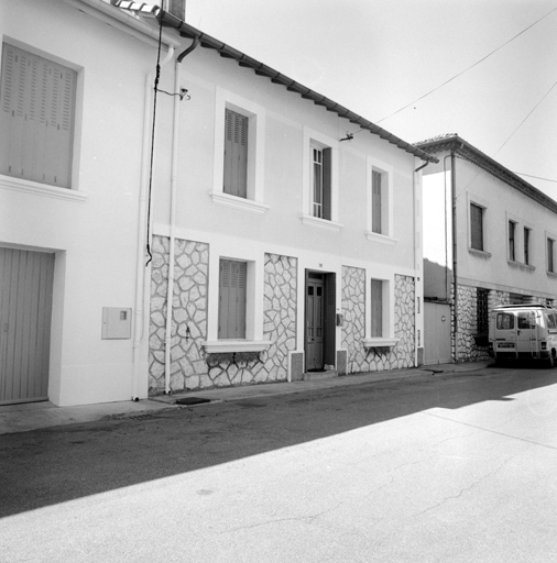 Avenue Fouquet. Section CE, parcelle 121. Elévation postérieure nord.