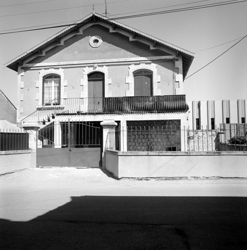 Avenue Fouquet. Section CE, parcelle 110. Elévation antérieure sud.
