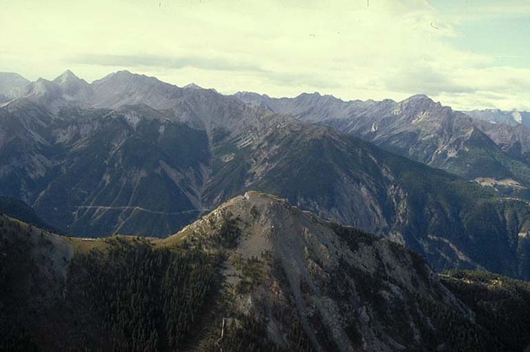 Vue aérienne prise du nord.