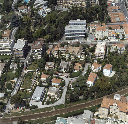 Vue aérienne de situation.
