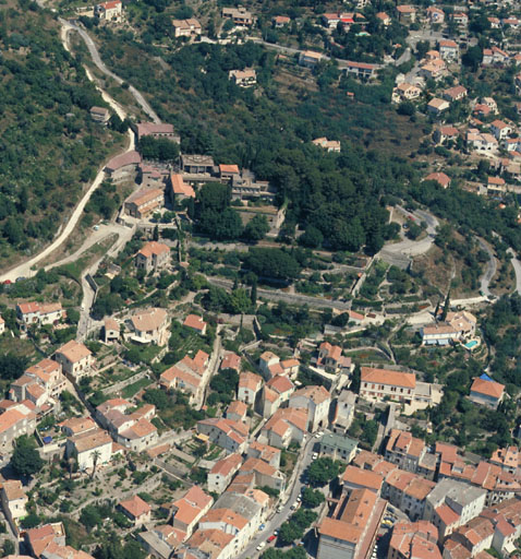 Vue aérienne prise du sud