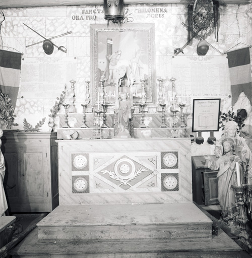 Le mobilier de la chapelle Sainte-Philomène