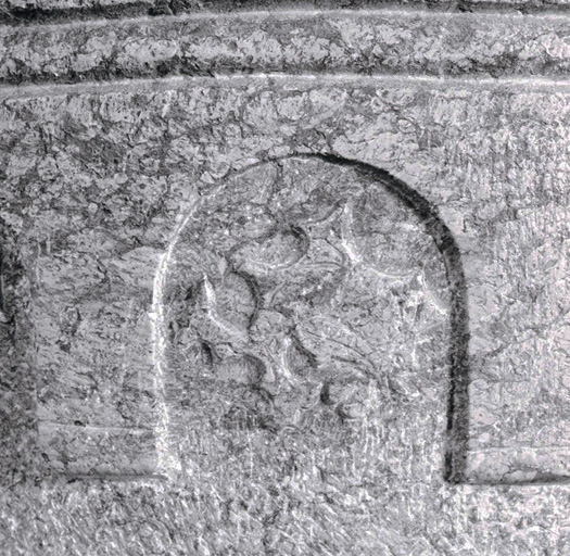 Détail de la cuve : dauphin.