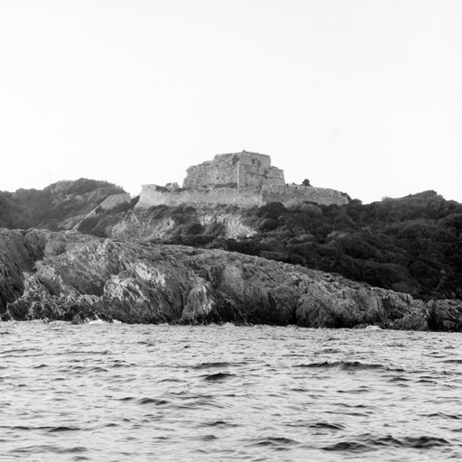 Le fort vu du sud-est depuis la mer.