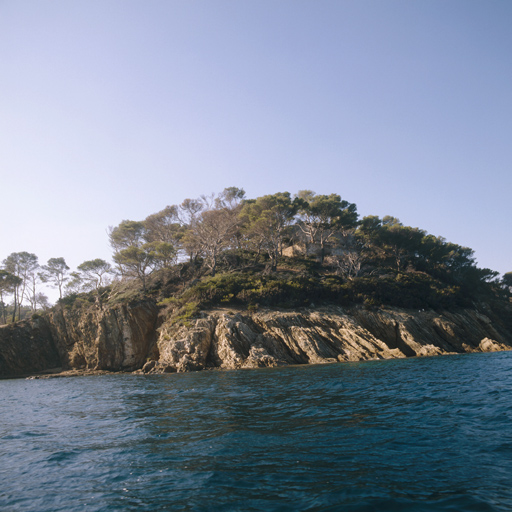 Le fort vu depuis la mer.