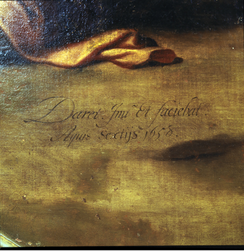 Signature de Jean Daret et date.