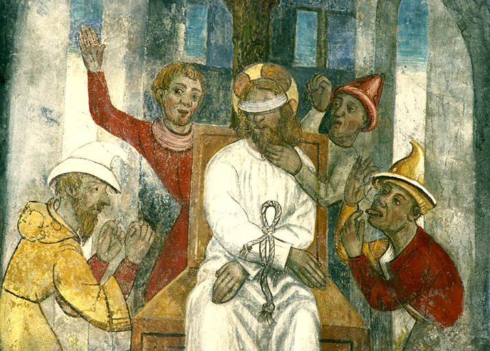 Mur nord. La dérision du Christ. Détail.