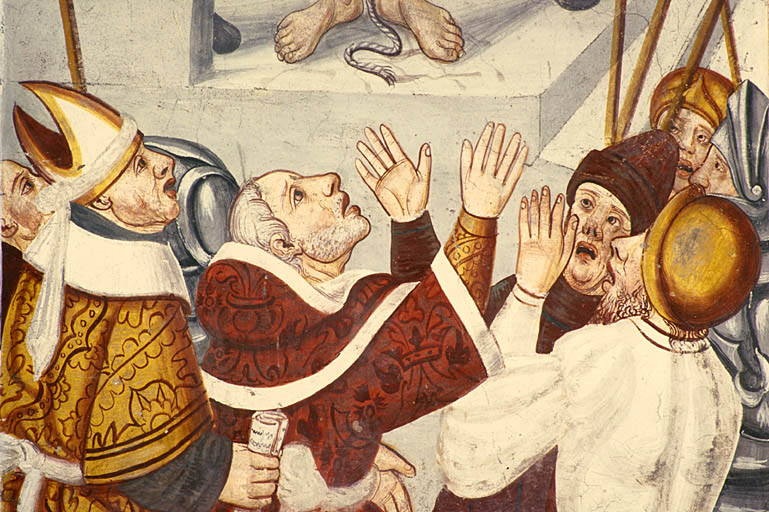 Mur sud. Jésus présenté au peuple. Partie inférieure.