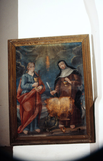 Tableau : Saint Jean et sainte Marthe