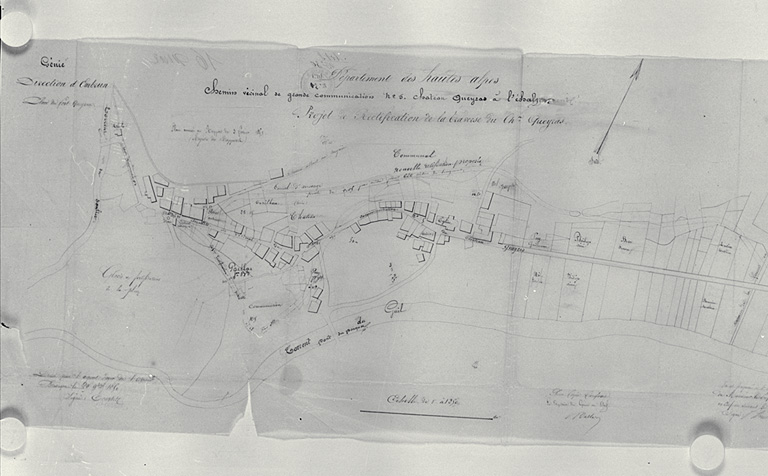 Plan du village de Château-Queyras.