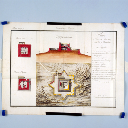 Plan du Fort de la Licastre. 1799