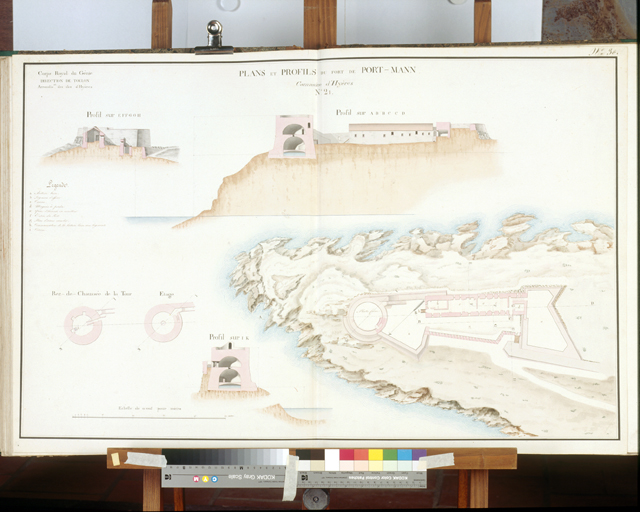 Plans et Profils du fort de Port-Mann. 1818-1822