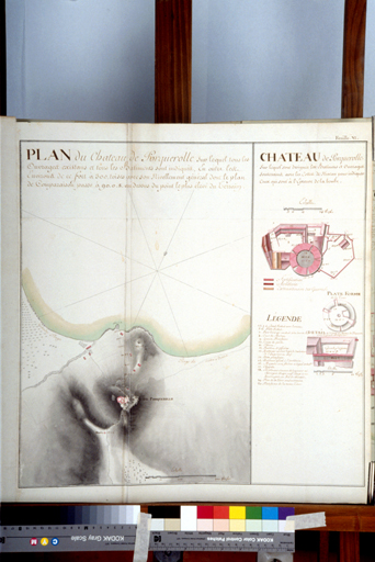 Plan du chasteau de Porquerolle. 1775