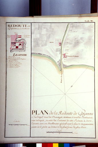 Plan de la redoute du Gapeau [...] 1775