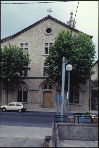 Bâtiment G, élévation antérieure ouest.