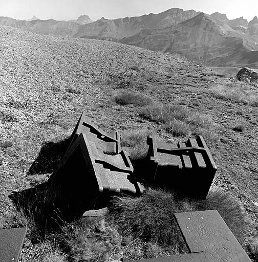 Cuirassements déposés avant 1940. Lot de 3 trémies cuirassées pour JM, type 2.