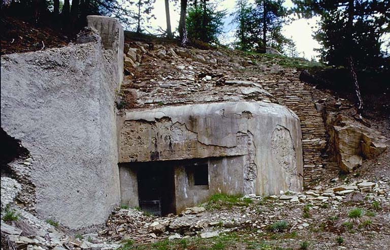 Bloc 1 (entrée). Vue extérieure.