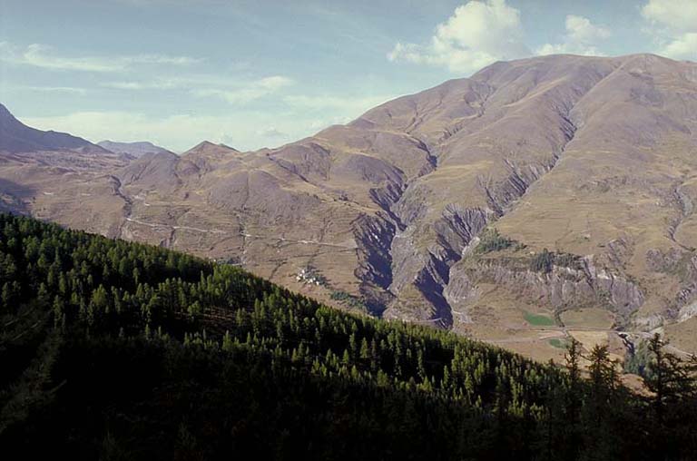 Vue sur le col de Vard.