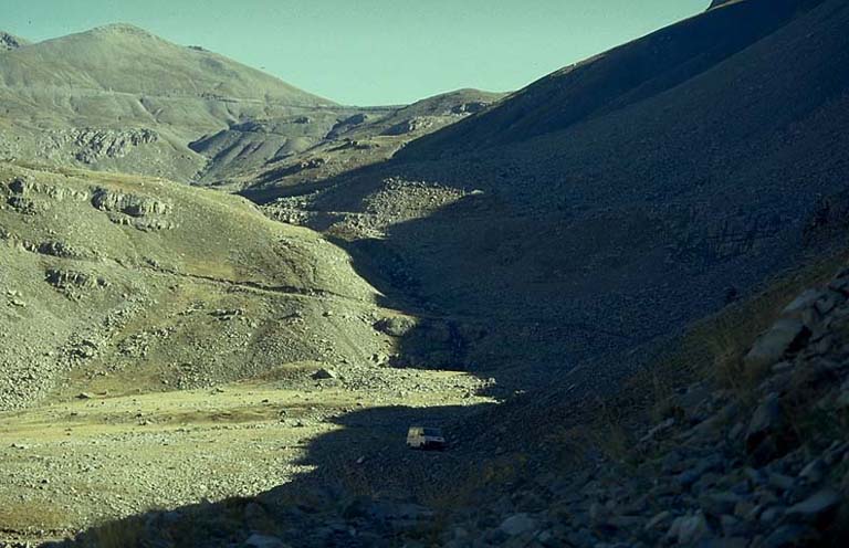 Vue du vallon de Restefond.