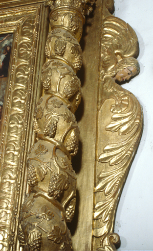 Détail du cadre.