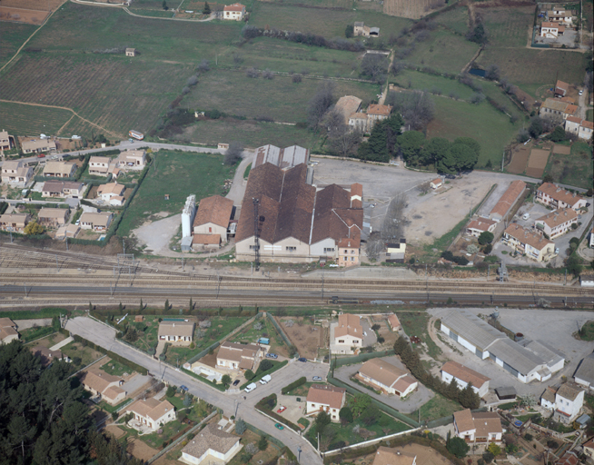 Vue aérienne.