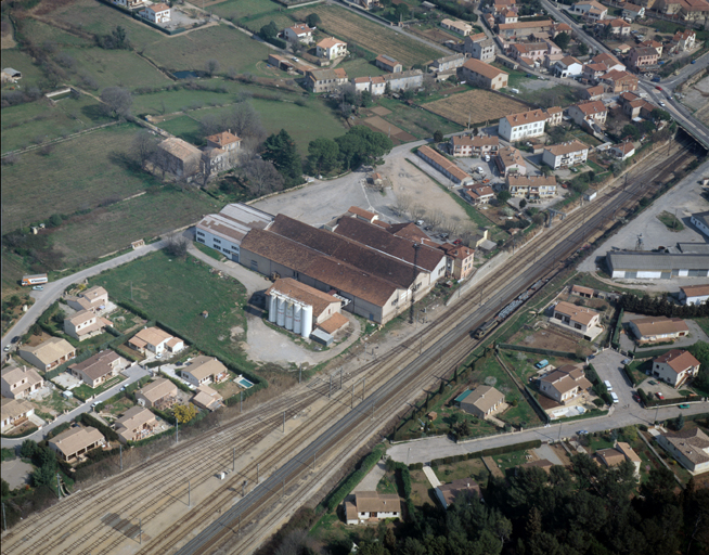 Vue aérienne.