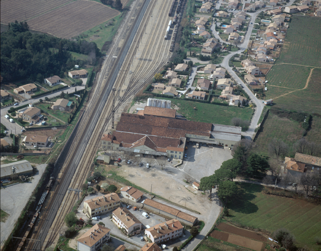 Vue aérienne.