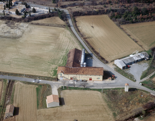 Vue aérienne.