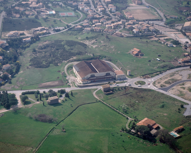 Vue aérienne.