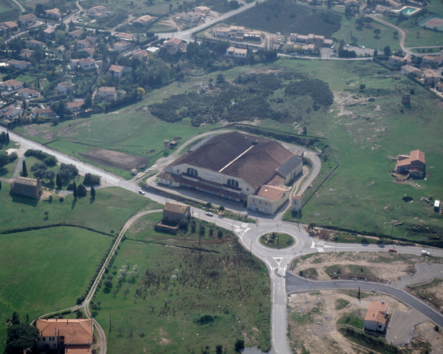 Vue aérienne.