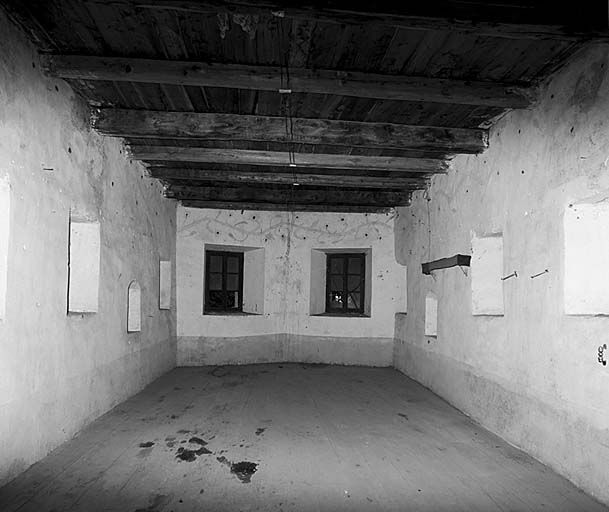 Tour bastionnée Dauphine. Vue intérieure.